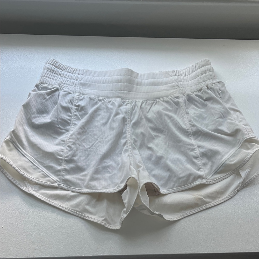Lululemon Women's White Athletic Shorts